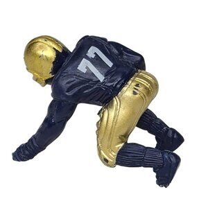 Vintage 2002 Kaskey Kids Football Guys Blue & Gold Lineman 77 Single Loose